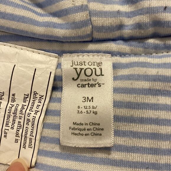 Baby Just One You by Carter's Fleece Brown Bear Pram Snuggle Suit (3 Months) - Picture 7 of 10